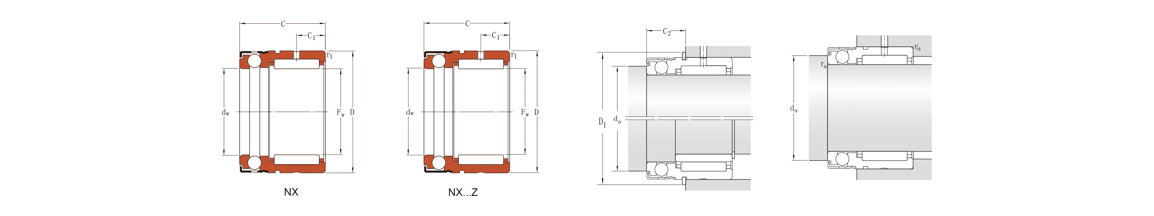 NX15Z滚针轴承